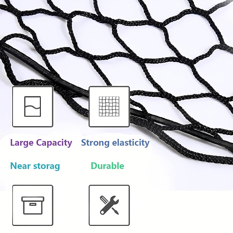 Leezhen Envelope Style Automotive Elastic Trunk Mesh Cargo Net Compatible with 2019 2020 2021 2022 2023 2024 2025 Honda Passport EX L Elite etc - Image 4